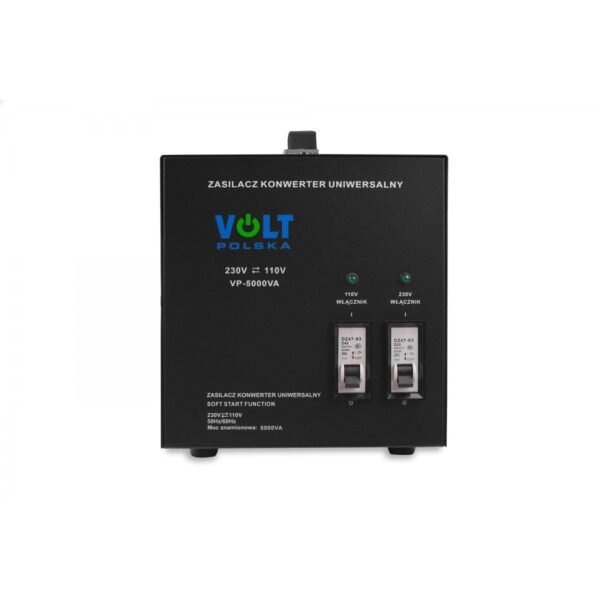 Įtampos keitiklis iš 220V į 110V 5000VA Volt Soft Start