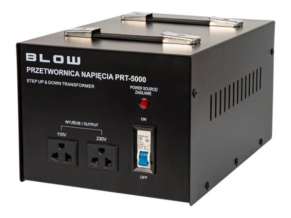 Įtampos keitiklis iš 220V į 110V 5000W Blow Soft Start